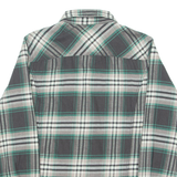 CARHARTT Womens Flannel Shirt Grey Check Long Sleeve M