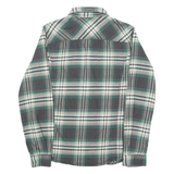 CARHARTT Womens Flannel Shirt Grey Check Long Sleeve M