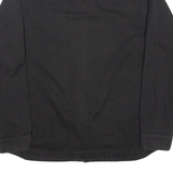 REEBOK Mens Plain Shirt Black Long Sleeve S