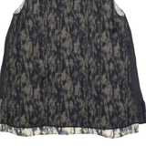 JIGSAW Womens Printed Vest Black Sleeveless Silk UK 6