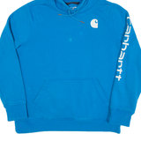 CARHARTT Relaxed Fit Mens Blue Hoodie L