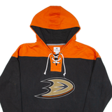 FANATICS Ducks Mens Black Hoodie USA L