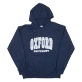 GILDAN Oxford University Mens Blue Hoodie M