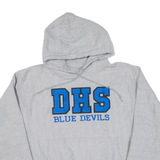 CHAMPION REVERSE WEAVE Dhs Blue Devils Mens Grey Hoodie 90s USA M