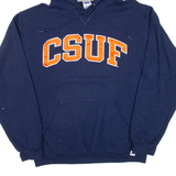 RUSSELL ATHLETIC Csuf Mens Blue Hoodie USA M