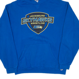 RUSSELL ATHLETIC Skyhawks Wrestling Mens Blue Hoodie USA L