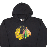 Chicago Blackhawks Mens Black Hoodie USA M