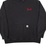 CARHARTT Loose Fit Mens Black Hoodie 2XL