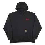 CARHARTT Loose Fit Mens Black Hoodie 2XL
