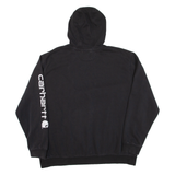 CARHARTT Loose Fit Mens Black Hoodie 2XL