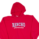 PORT & COMPANY Rancho Cheerleading Mens Red Hoodie USA L
