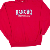 PORT & COMPANY Rancho Cheerleading Mens Red Hoodie USA L