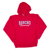 PORT & COMPANY Rancho Cheerleading Mens Red Hoodie USA L