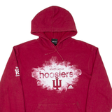 ADIDAS Indiana Hoosiers Mens Red Hoodie USA M