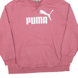 PUMA Womens Pink Hoodie 2XL