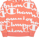 CHAMPION REVERSE WEAVE Womens Pink Hoodie XL