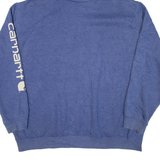 CARHARTT Loose Fit Mens Blue Hoodie 2XL