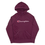 CHAMPION Womens Maroon Hoodie M