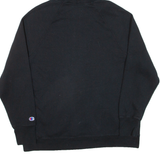 CHAMPION Womens Black Hoodie 2XL