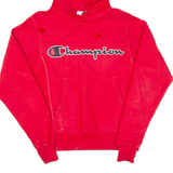 CHAMPION REVERSE WEAVE Mens Red Hoodie XS