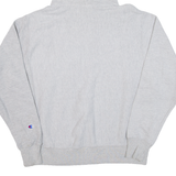 CHAMPION REVERSE WEAVE Womens Grey Hoodie M