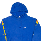 CHAMPION REVERSE WEAVE Mens Blue Hoodie L