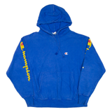 CHAMPION REVERSE WEAVE Mens Blue Hoodie L