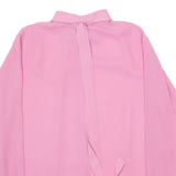 JULIETTA Womens Shirt Pink Collared Long Sleeve Viscose XL