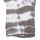 COCONUDA Womens Printed Blouse Brown V-Neck Crazy Pattern S