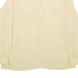 DEL MOD Womens Shirt Beige Collared Long Sleeve M