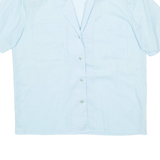 JULIETTA Womens Shirt Blue Collared M