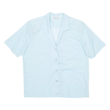 JULIETTA Womens Shirt Blue Collared M