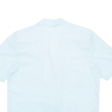 JULIETTA Womens Shirt Blue Collared M