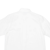 YESSICA Womens Shirt White Collared Viscose M