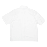 YESSICA Womens Shirt White Collared Viscose M
