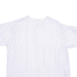 PACIFIC LINE Womens Blouse Purple Silk M