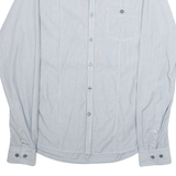 PME LEGEND Mens Shirt Grey Pinstripe Long Sleeve L
