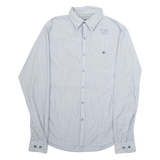 PME LEGEND Mens Shirt Grey Pinstripe Long Sleeve L