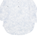 COLUMBIA Crans Montana Womens Shirt White Floral 3/4 Sleeve M