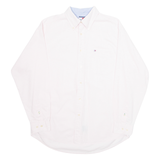 TOMMY HILFIGER Mens Shirt Pink Gingham Long Sleeve M