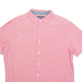 NAUTICA Classic Fit Mens Shirt Pink Crazy Pattern L