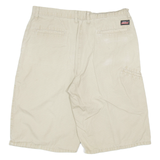 DICKIES Mens Workwear Shorts Beige Relaxed M W34