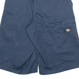 DICKIES Mens Workwear Shorts Blue Relaxed S W28