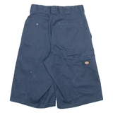 DICKIES Mens Workwear Shorts Blue Relaxed S W28