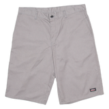 DICKIES Mens Workwear Shorts Grey Relaxed L W36