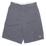 DICKIES Mens Workwear Shorts Grey Relaxed M W34