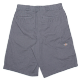 DICKIES Mens Workwear Shorts Grey Relaxed M W34