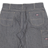 DICKIES Mens Workwear Shorts Grey Relaxed L W36