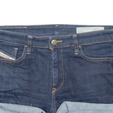 DIESEL Womens Denim Shorts Blue Relaxed M W30