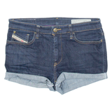 DIESEL Womens Denim Shorts Blue Relaxed M W30